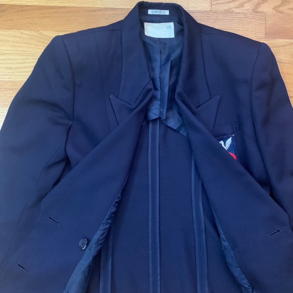Navy blue double breasted blazer - Picture 4 of 4